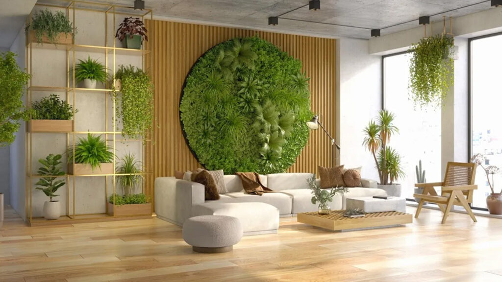 Indoor vertical garden a way to incorporate plants at home 