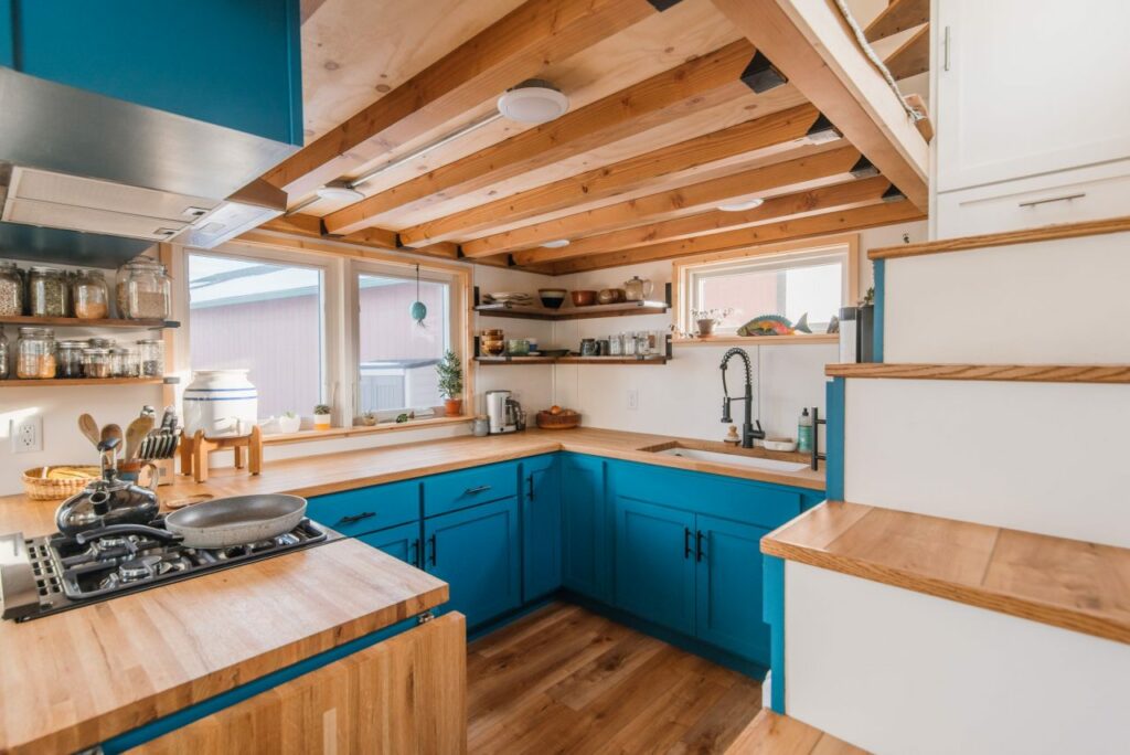 Kitchen of Carrie and Dan's Tiny house-2