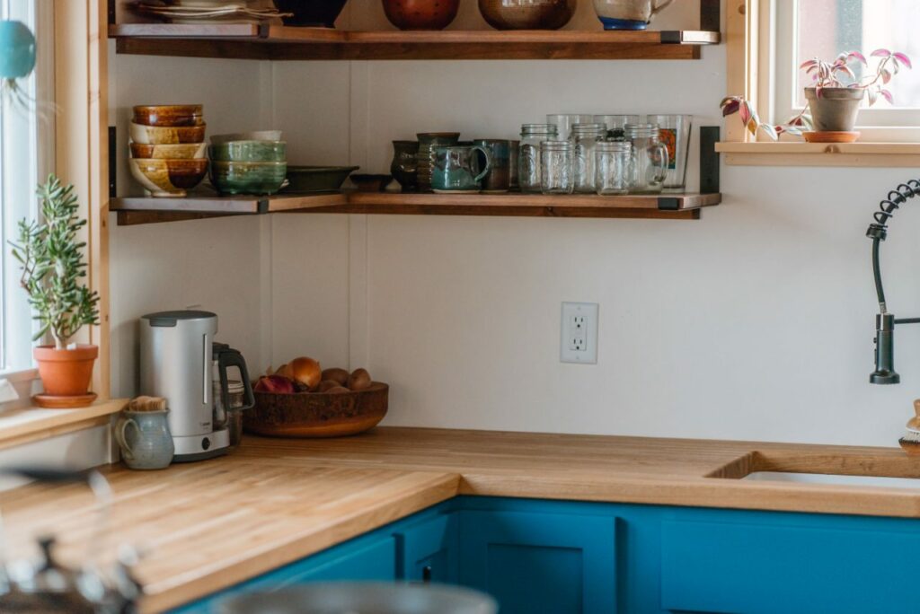 Kitchen of Carrie and Dan's Tiny house-3