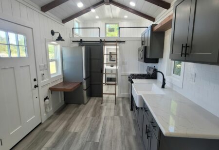 Olivewood Tiny House has Secret Storage, Impressive Bedroom