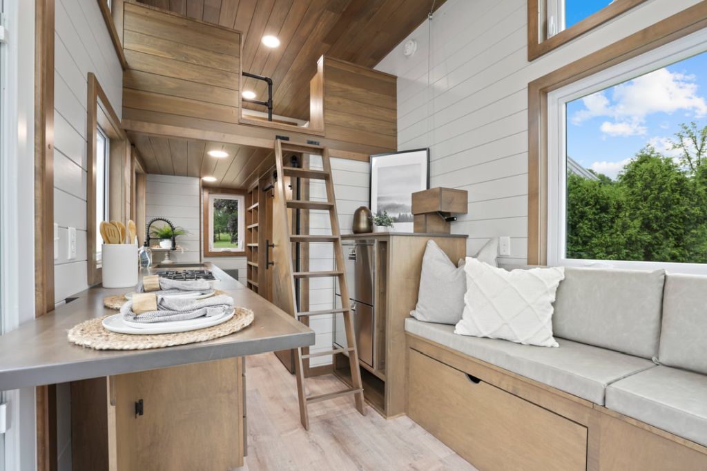 Interior of a tiny home