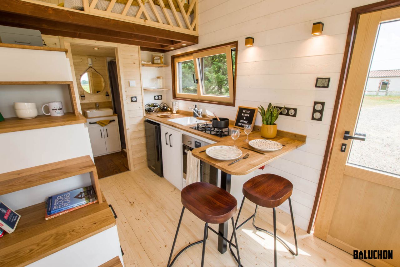 Piccola Casa is a Well-Lit Tiny House Boasting Gorgeous Interior