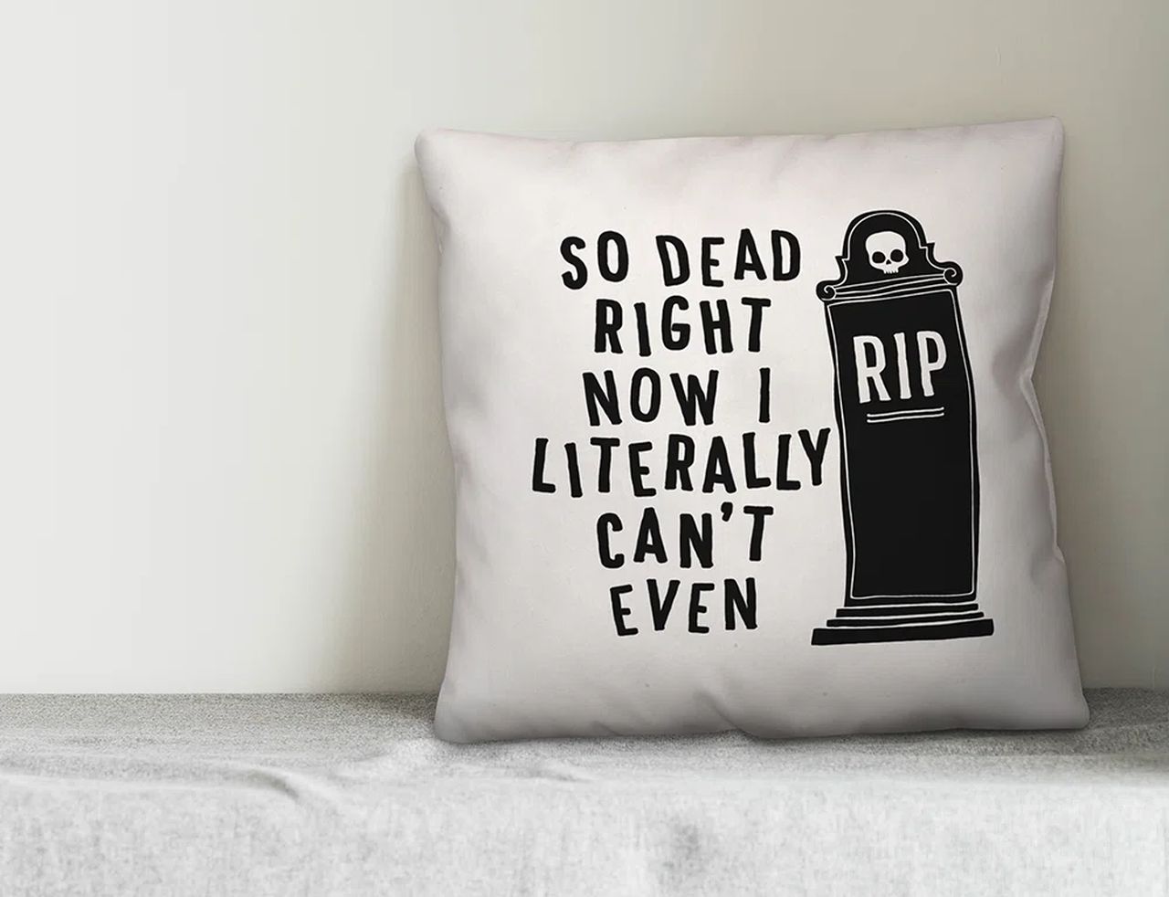 RIP Pillow Cover
