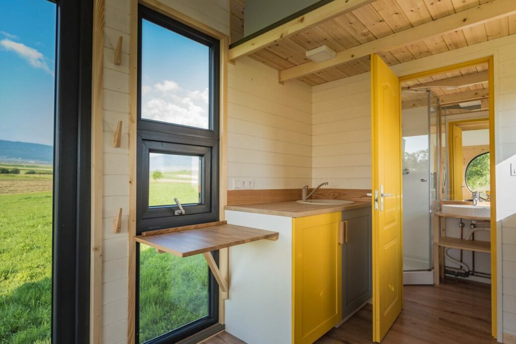 Riverside-Tiny-House-on wheels- Light-filled interior