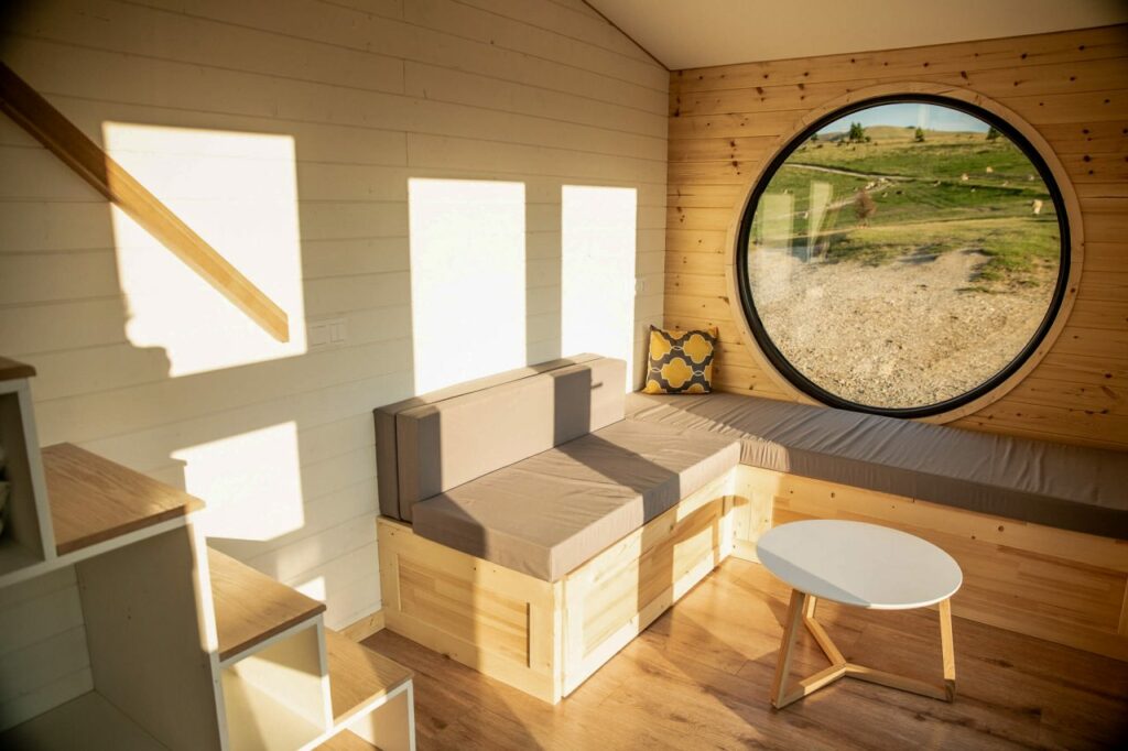 Riverside-Tiny-House-on wheels- Living room