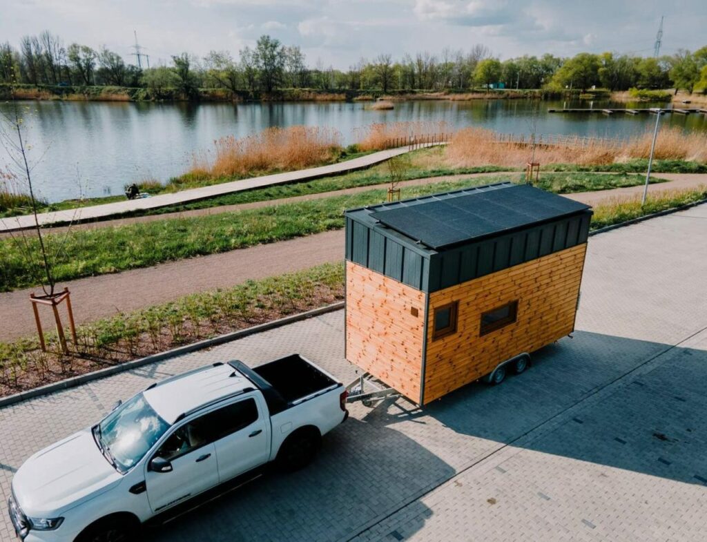 Solar-Powered-Vaalserberg-Tiny-House-on the road