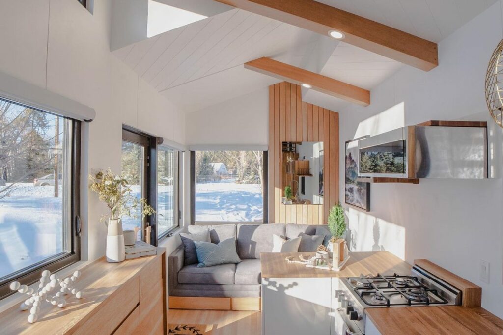 The Fritz Tiny House Living Room