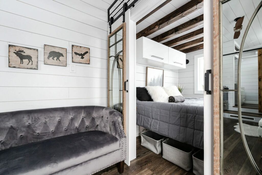 The-Savannah-Tiny-Home-Bedroom Door