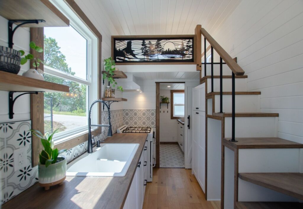 Arden Tiny House Boasts Light-Filled Interior With Skylight