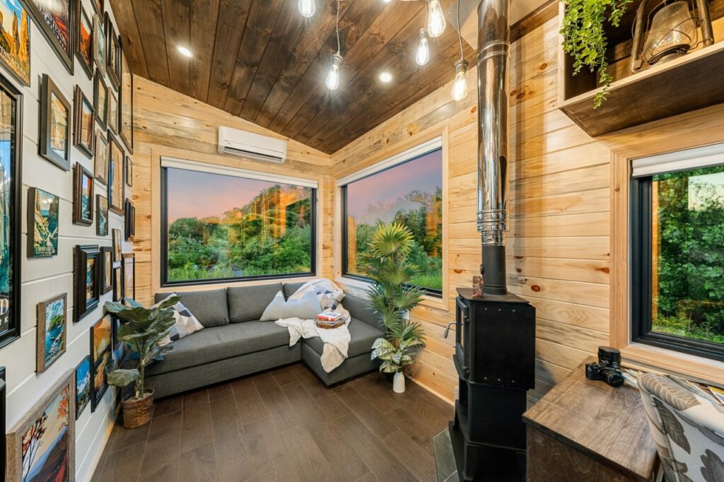 Basecamp Tiny House - Living room