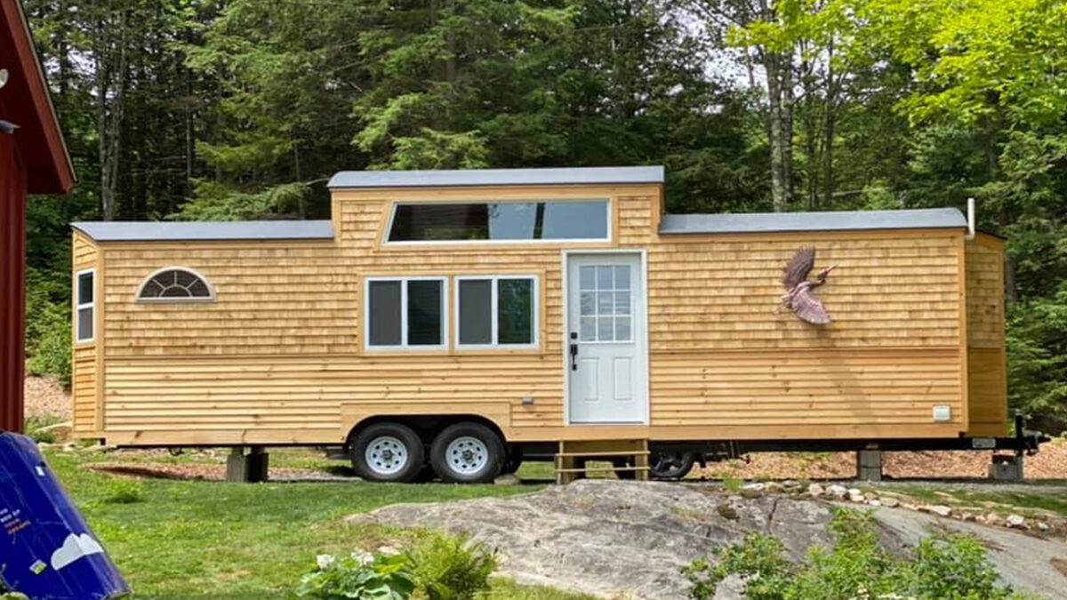 Elegantly Designed Caboose Tiny House Exudes a Rustic Vibe