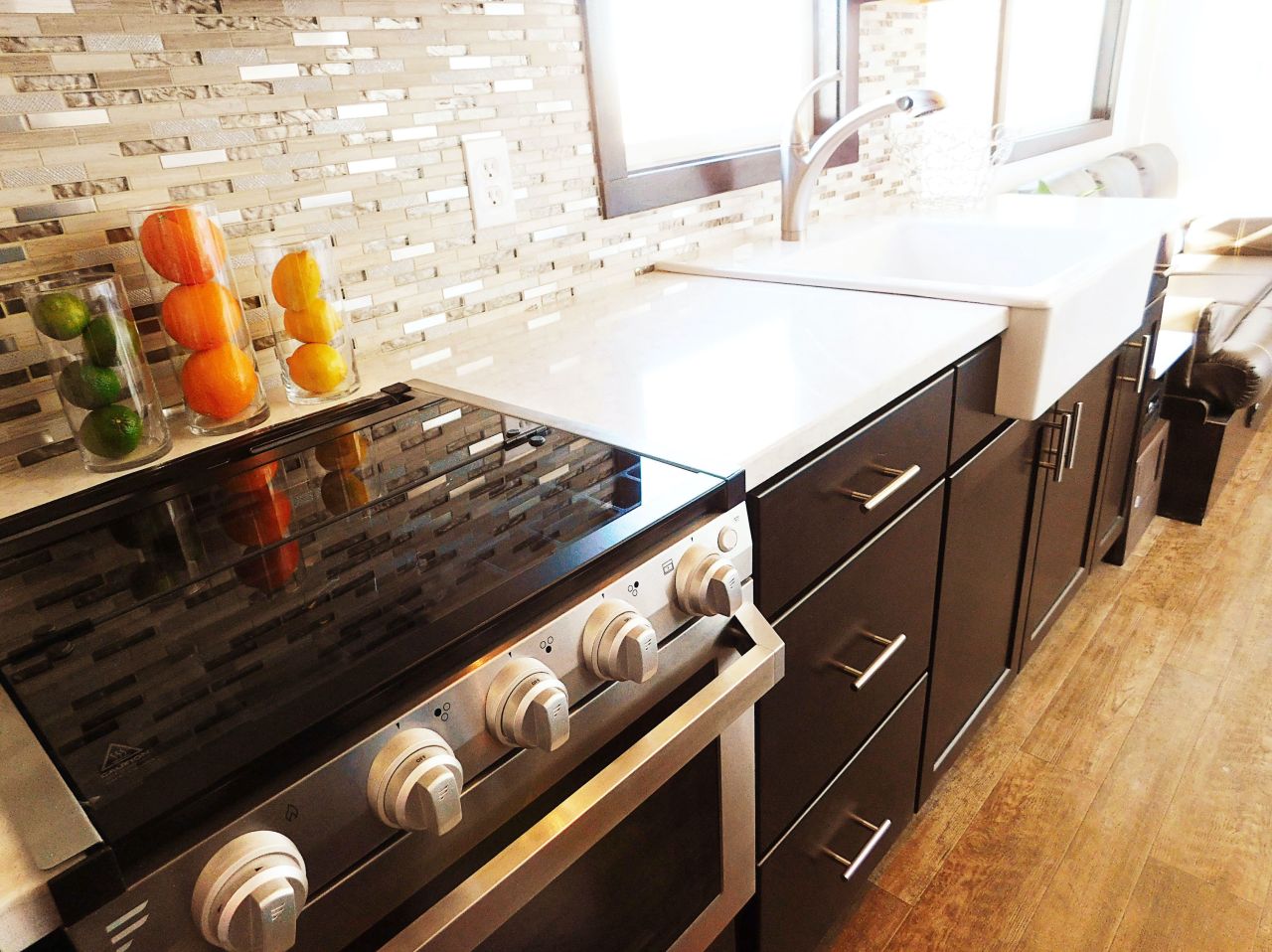 Cascade Tiny House-kitchen cooktop