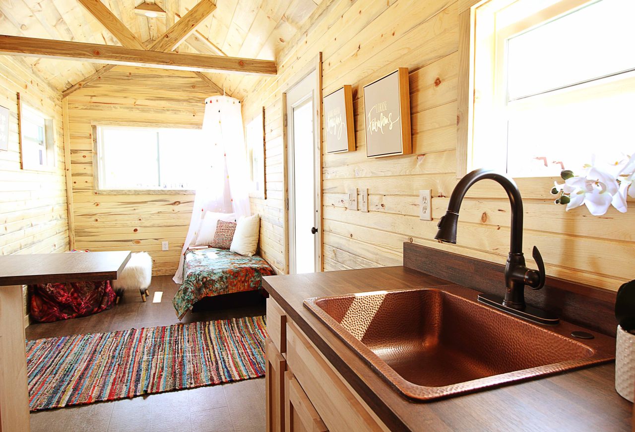 Cascade Tiny House-kitchen sink