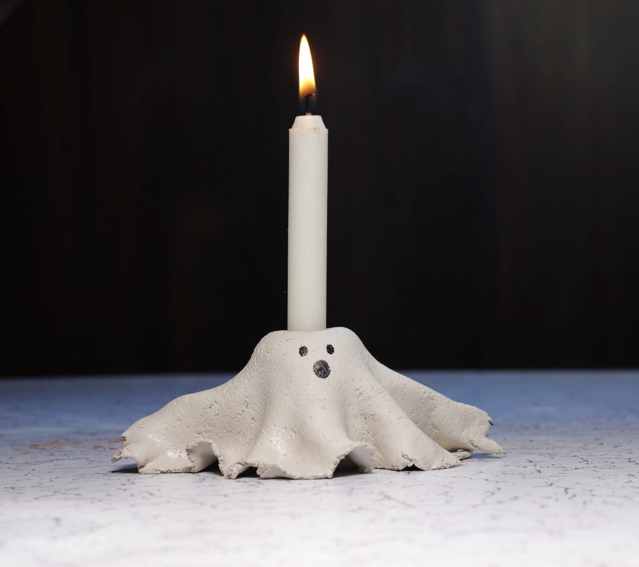 I Made 5 Clay Candle Holders You can Replicate for Halloween