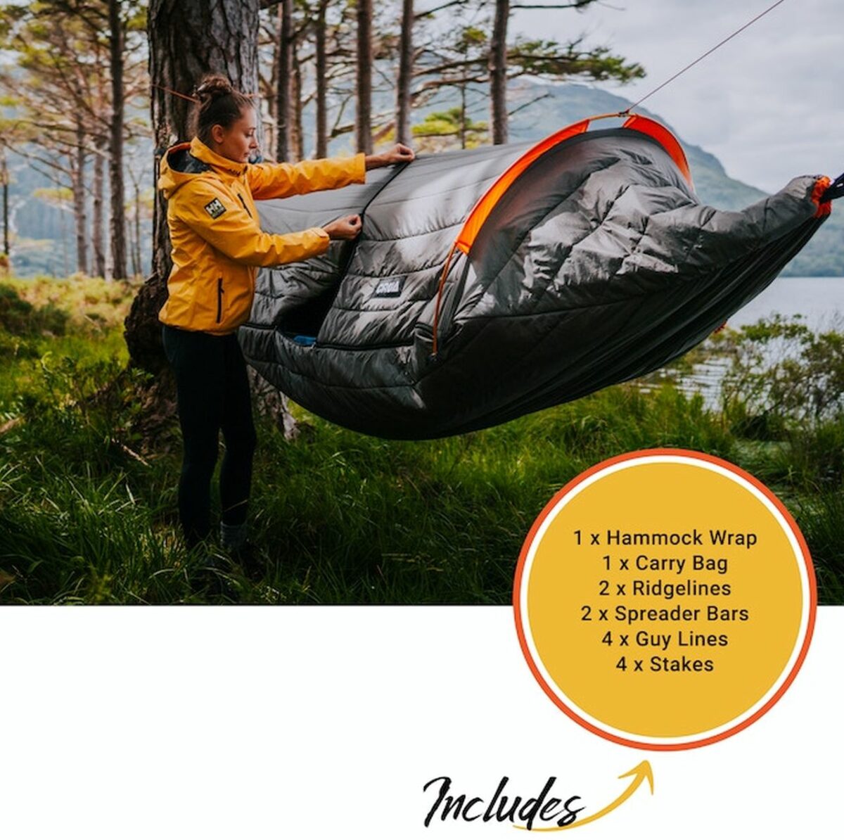 Culla Hammock Wrap is your cozy Haven Bedroom in the vista