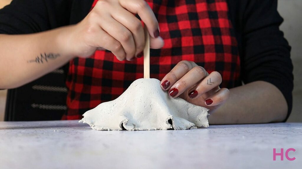 Halloween Ghost Candle Holder - Make a hole at top