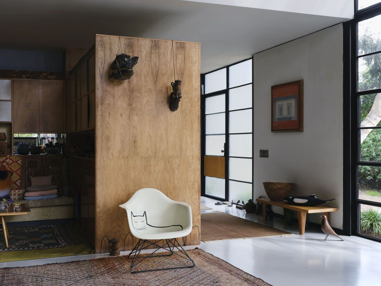 Eames Chair by Vitra with Steinberg's Cat