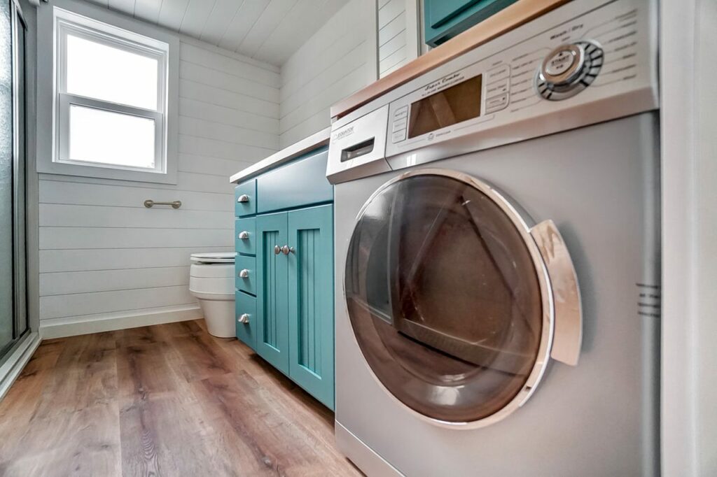 Gallaway Tiny House - Washer-dryer combo