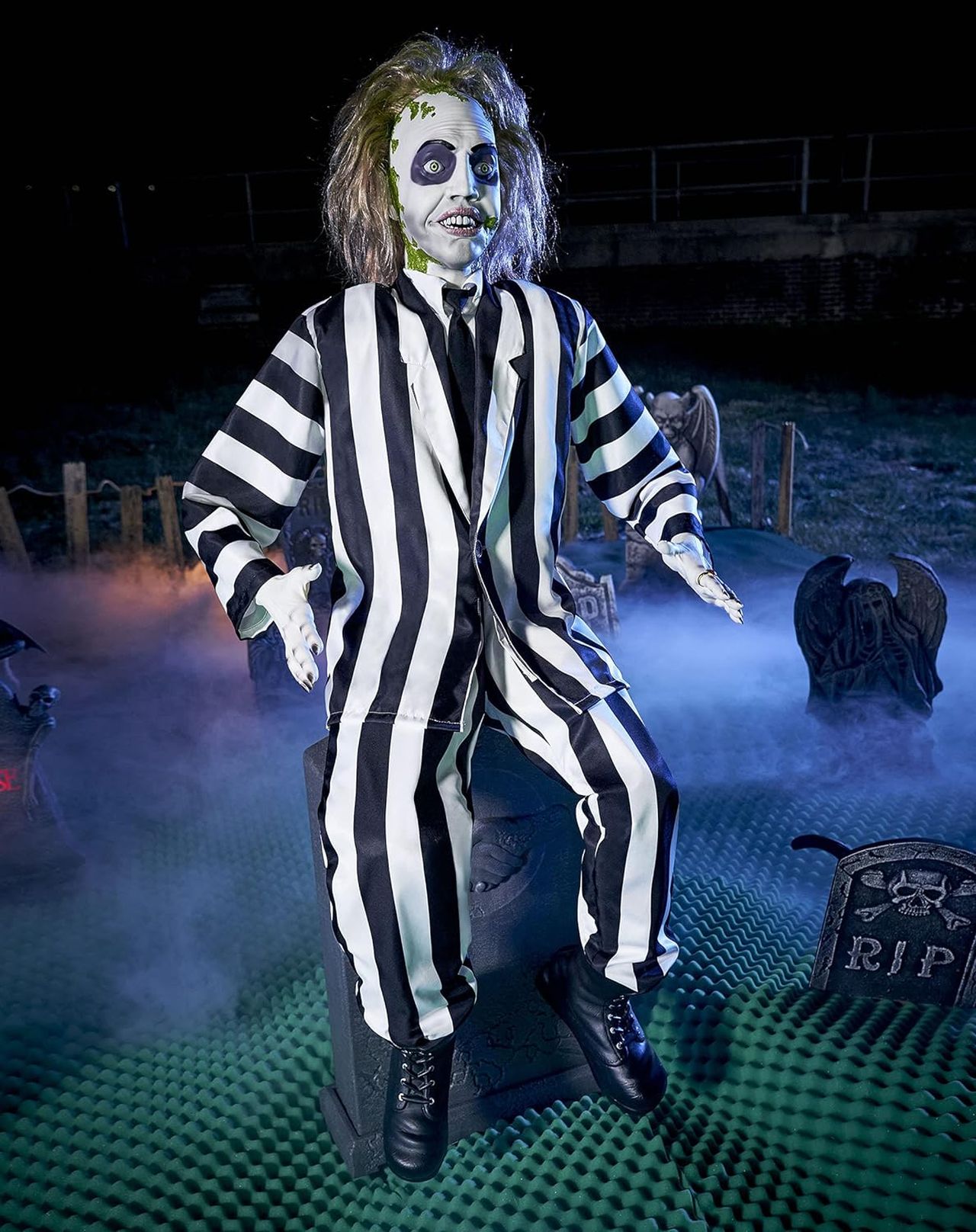 Halloween Beetlejuice Animatronic Decoration