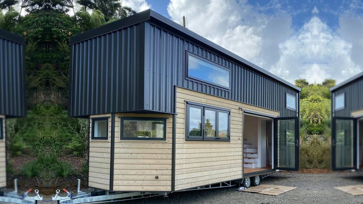 Holly Tiny House Puts Bathroom in the Loft With Main Bedroom