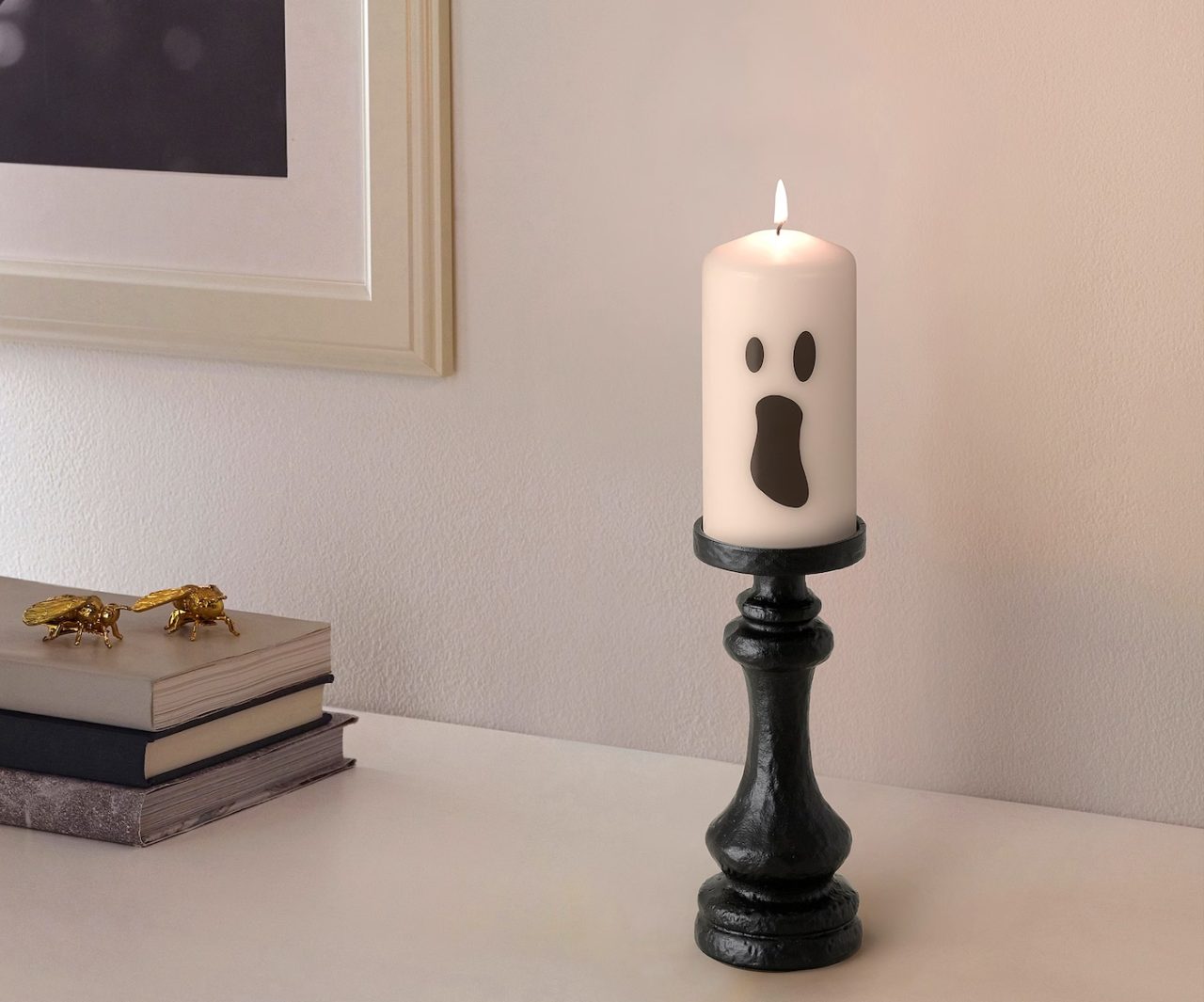 IKEA Halloween Collection - Ghost Pillar Candle