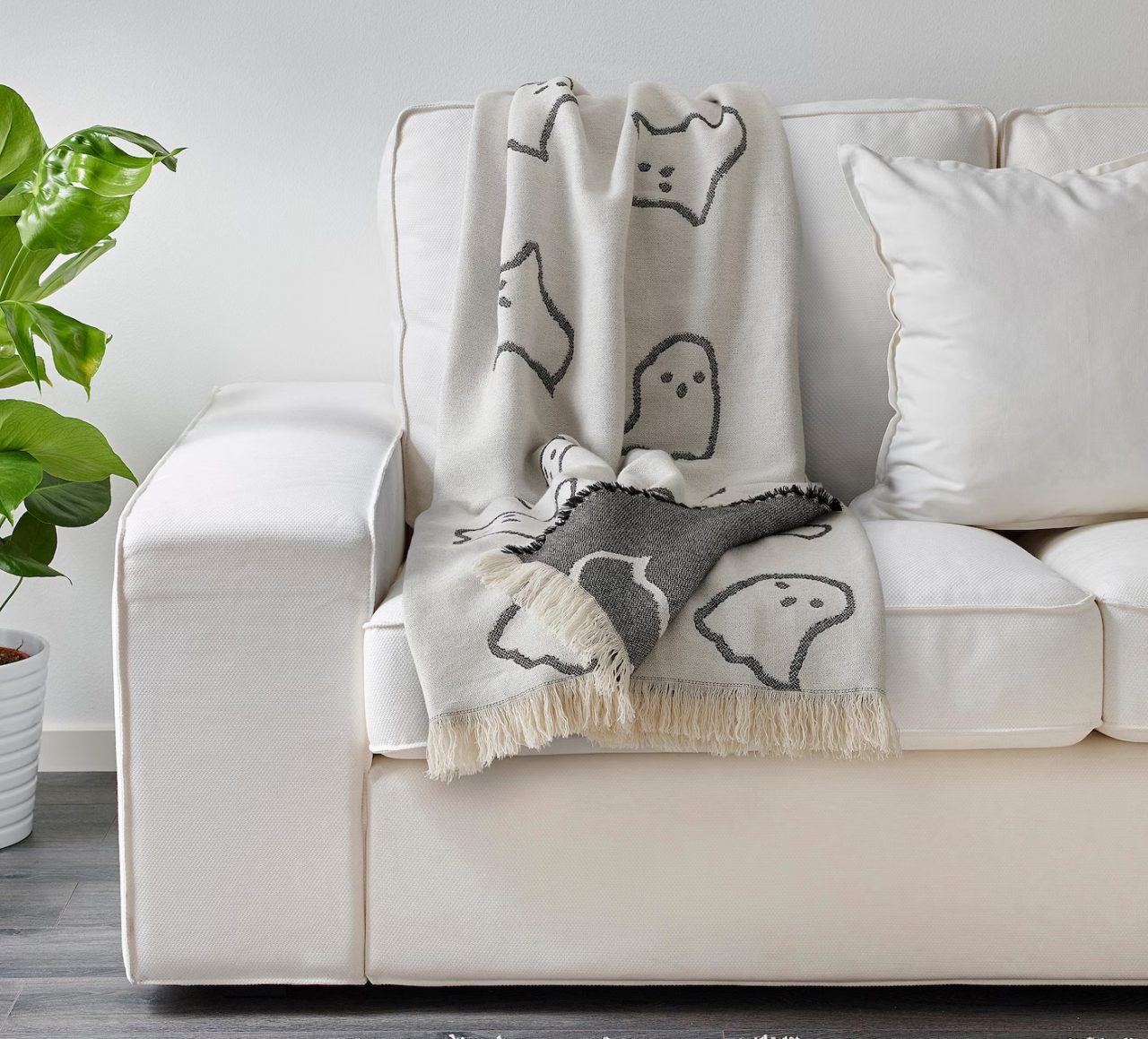 IKEA Halloween Collection - Ghost Throw Blanket