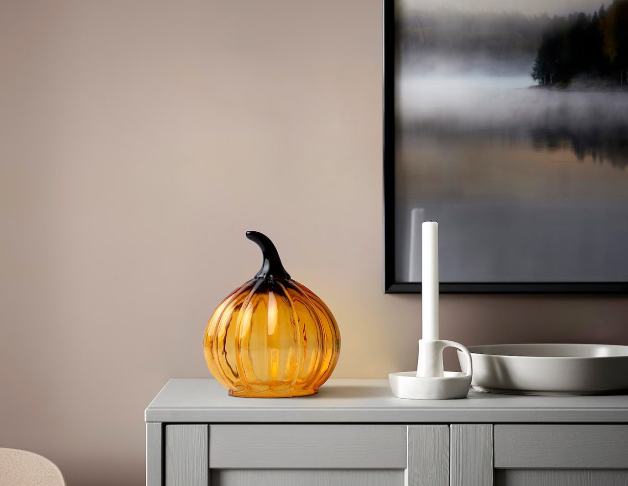 IKEA Halloween Collection - Glass Pumpkin