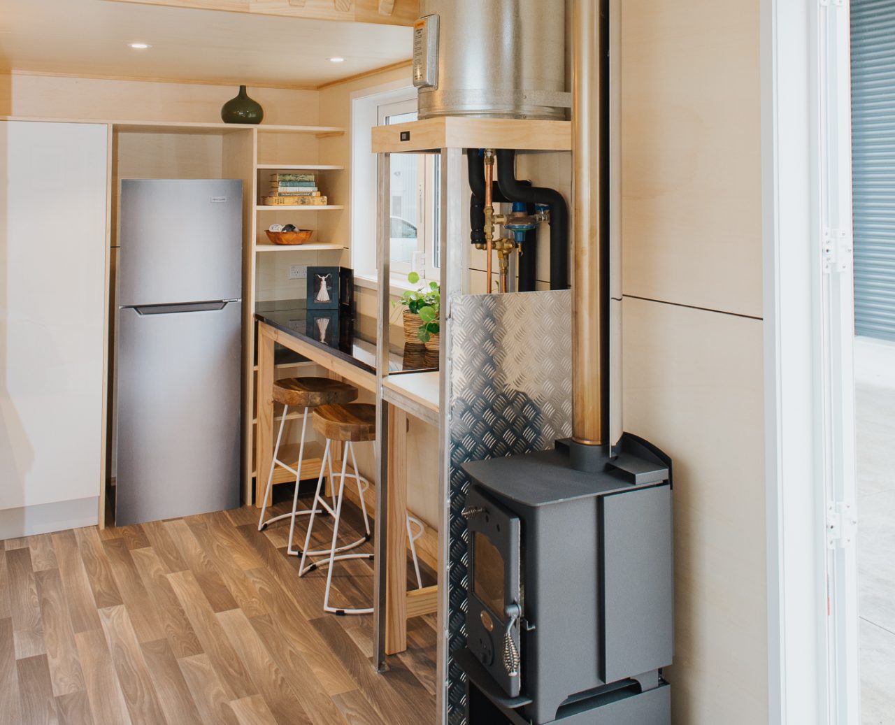 Kahurangi Koinga Tiny House - Breakfast Table