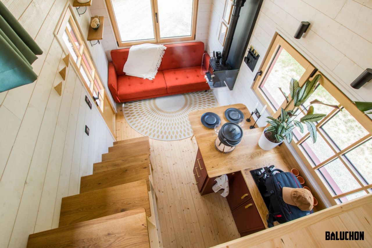 La Sorciere Tiny House interior