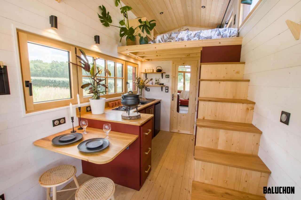 La Sorciere Tiny House interior