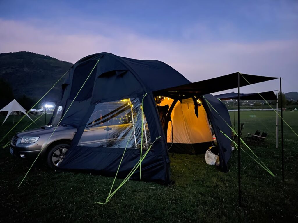 MAGIC Fort Camping Tent Comes With a Parking Space