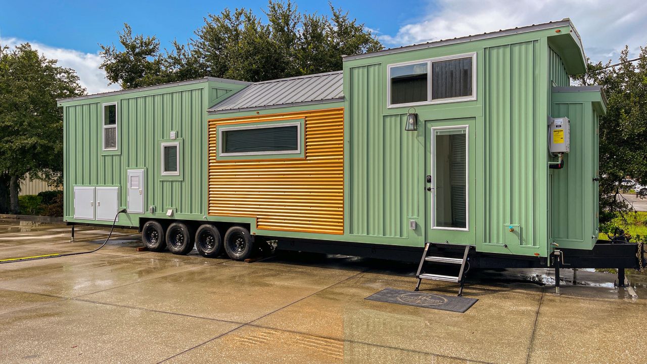 Manwaring tiny house on wheels exterior 