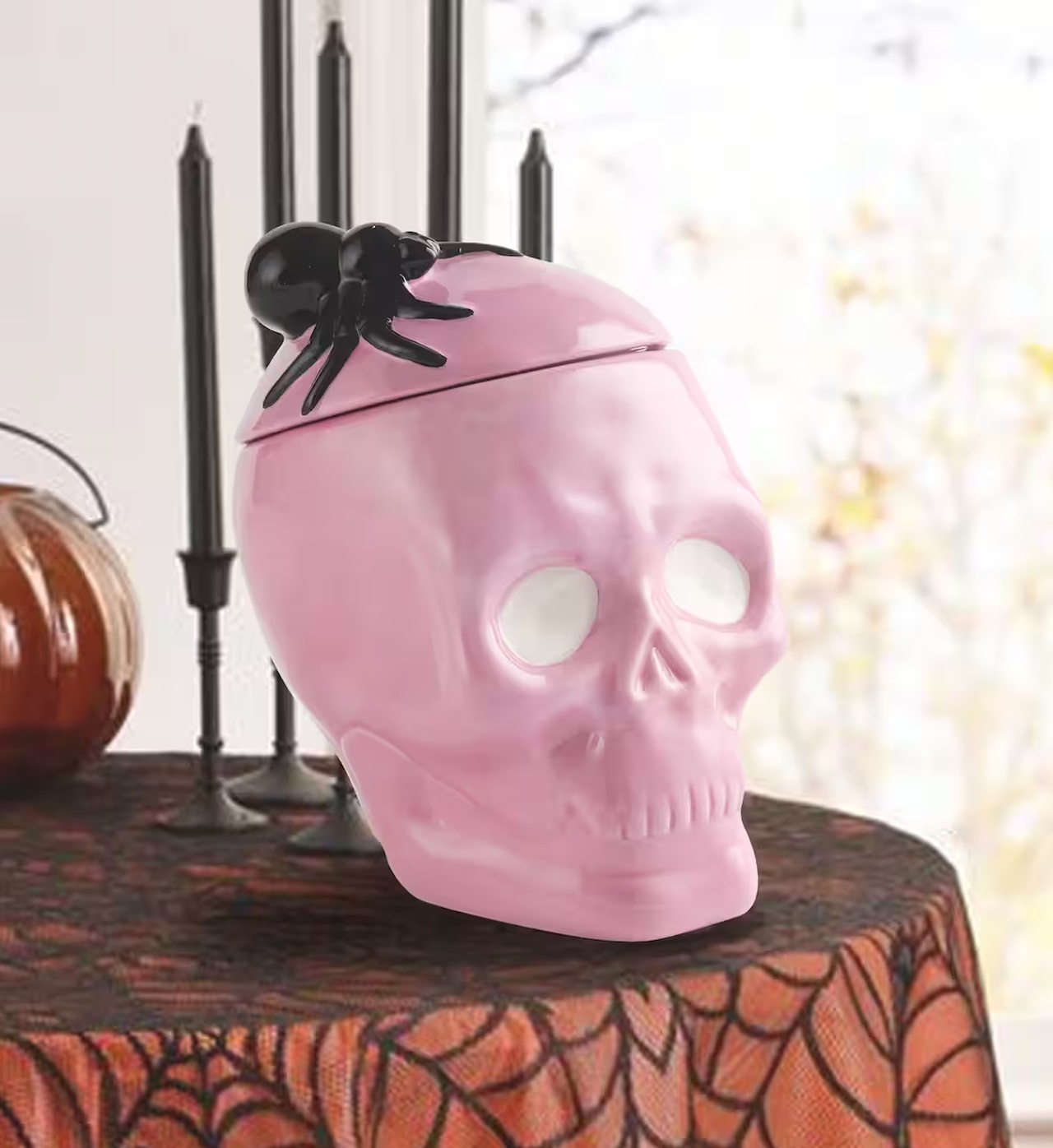 Michaels Pastel Halloween Decoration- Skeleton Cookie Jar