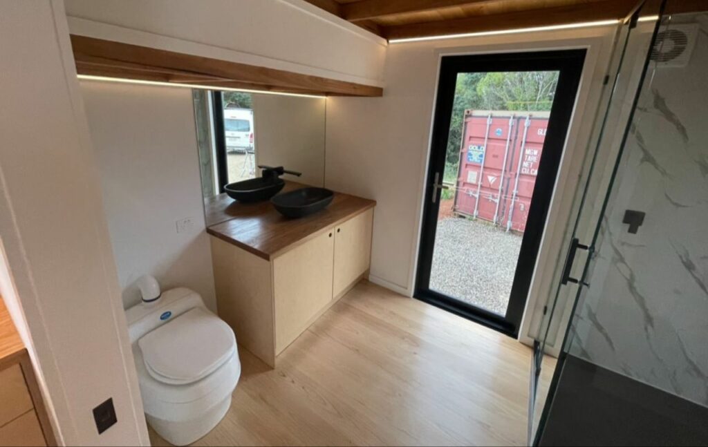 Patara tiny house toilet