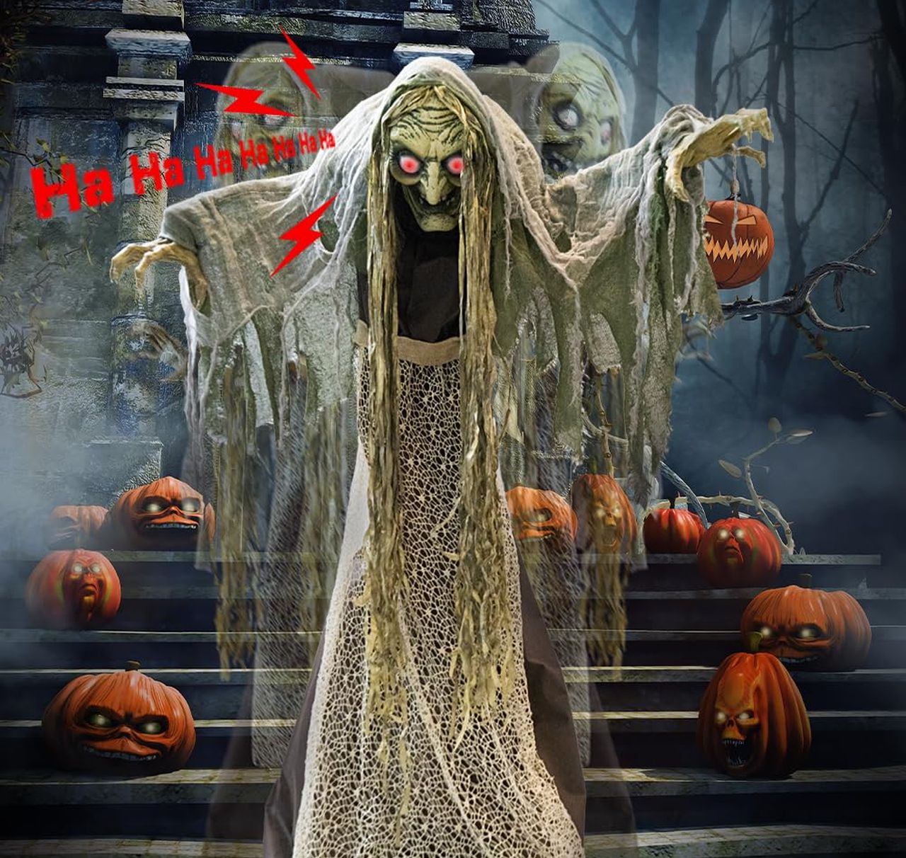 Standing Witch Animatronic