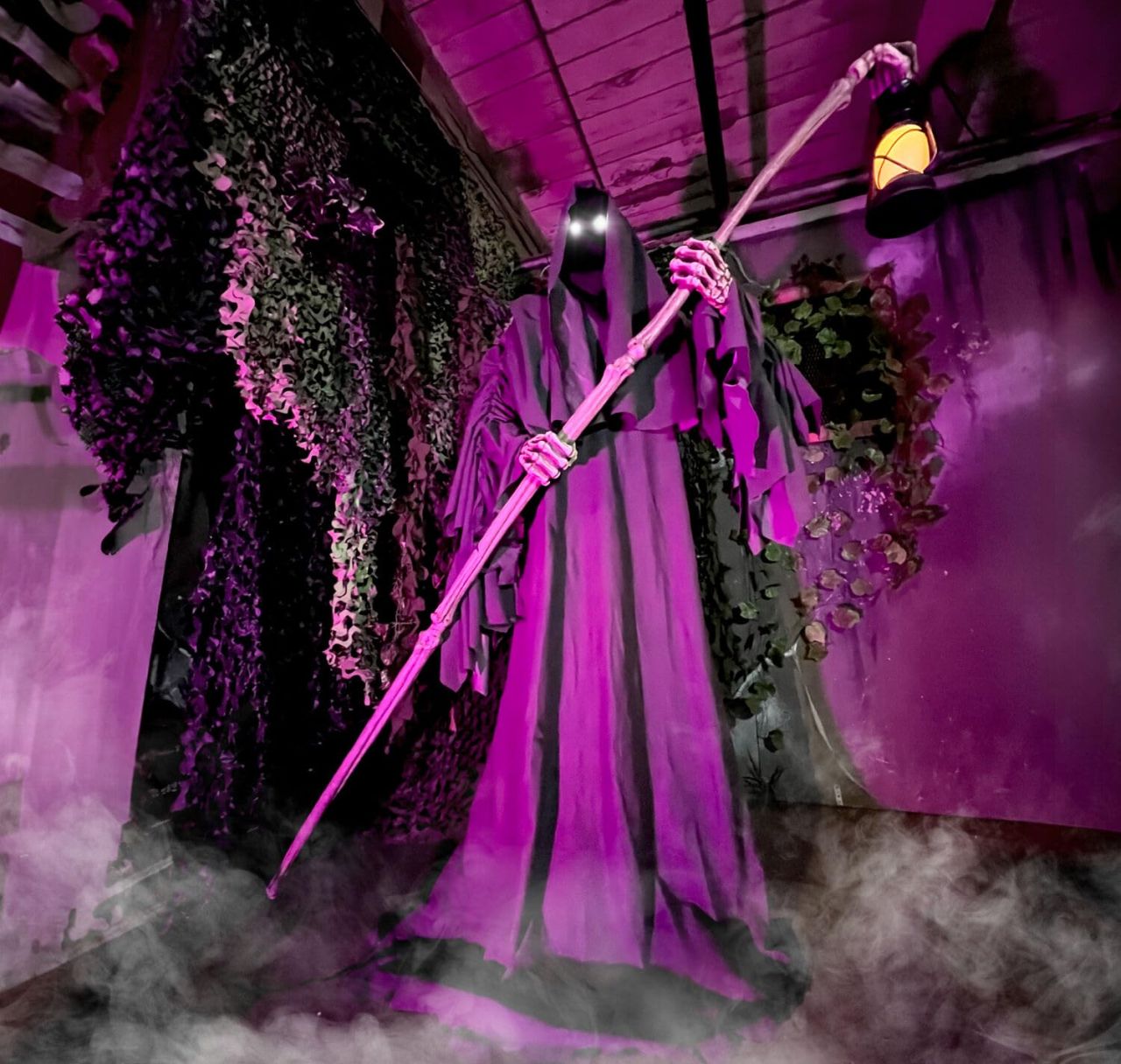 Tall Ghostly Guide Animatronic