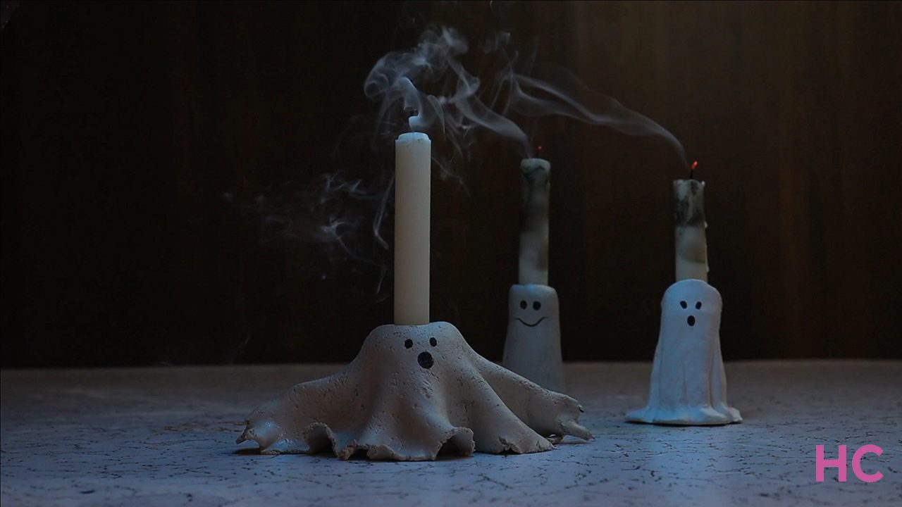 Ghost Candle Holder for Halloween- 2