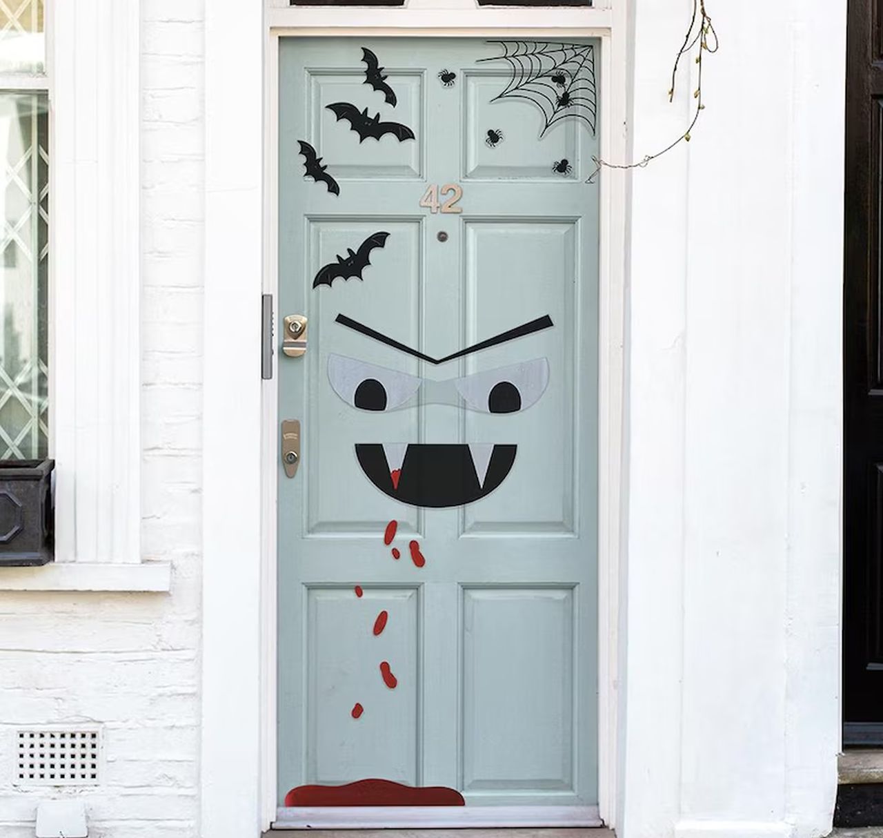 Vampire Face Halloween Door Decorations