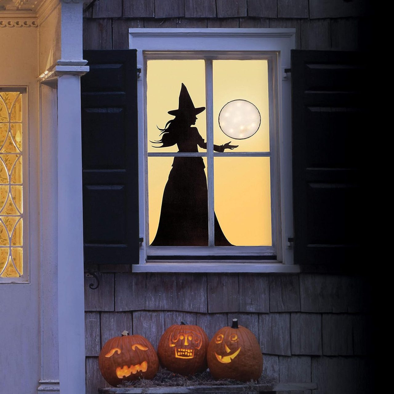 Vinyl Witch Window Decoration for Halloween