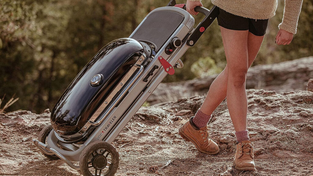 Traveler portable gas grill by Weber