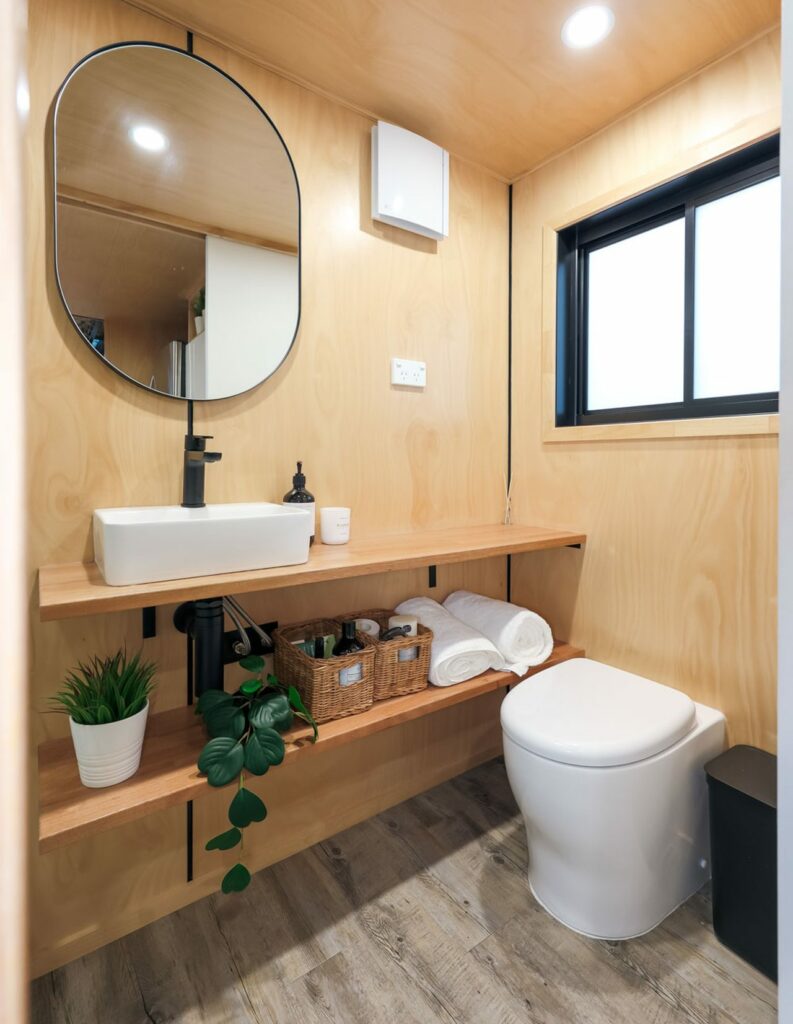 Wildscape Tiny House- Bathroom 1