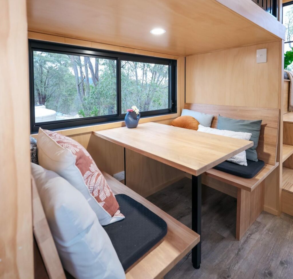 Wildscape Tiny House- Dining Space