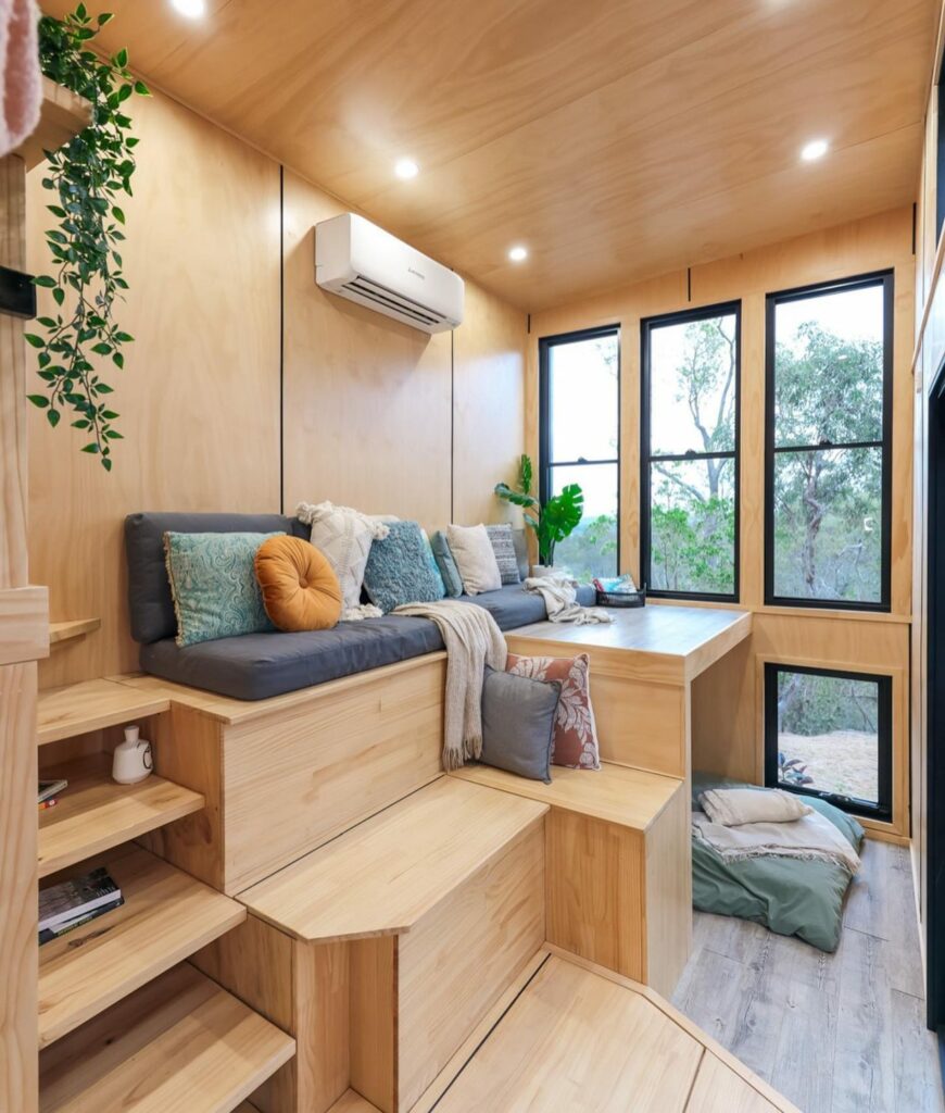 Wildscape Tiny House- living room