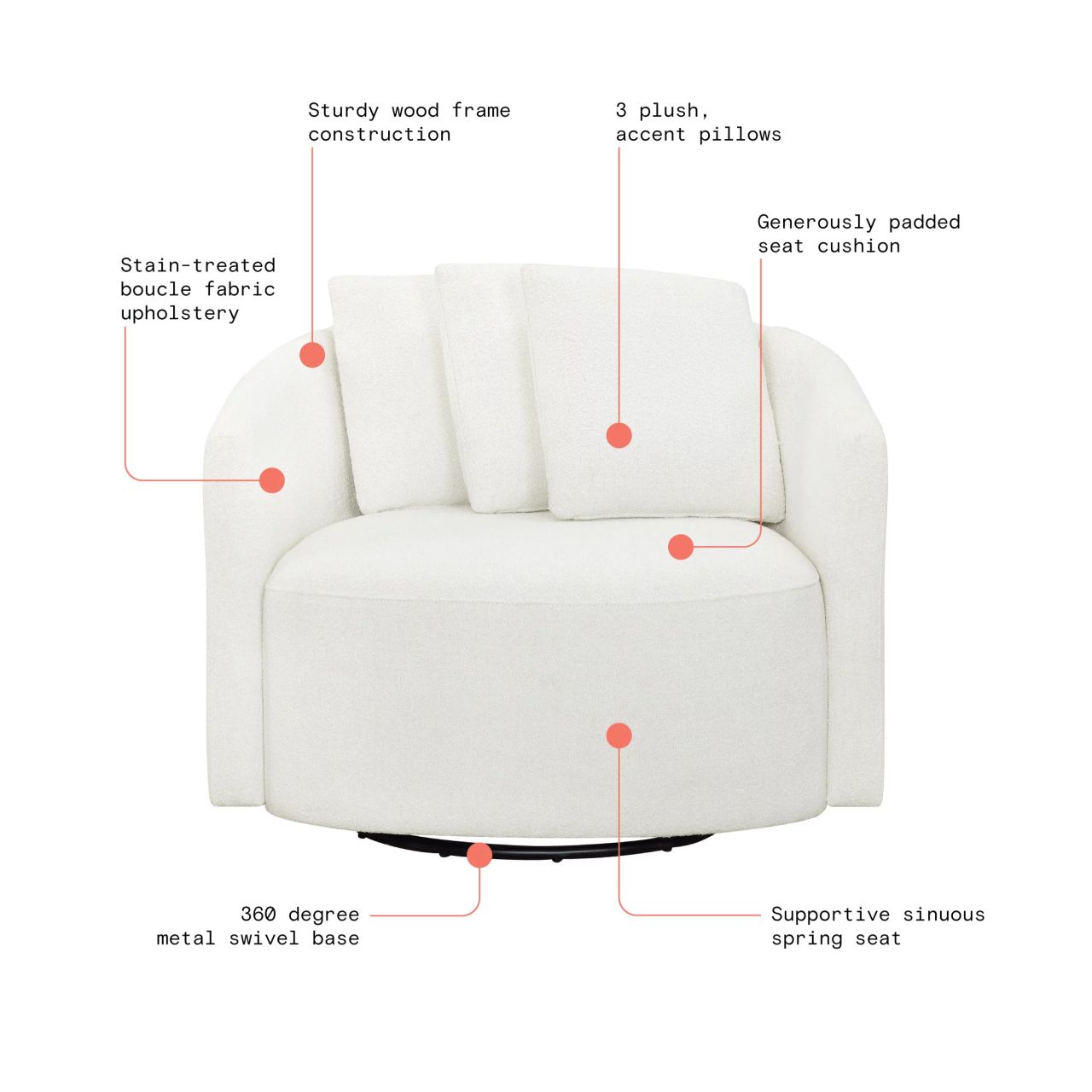 Drew Barrymore's Boucle chair