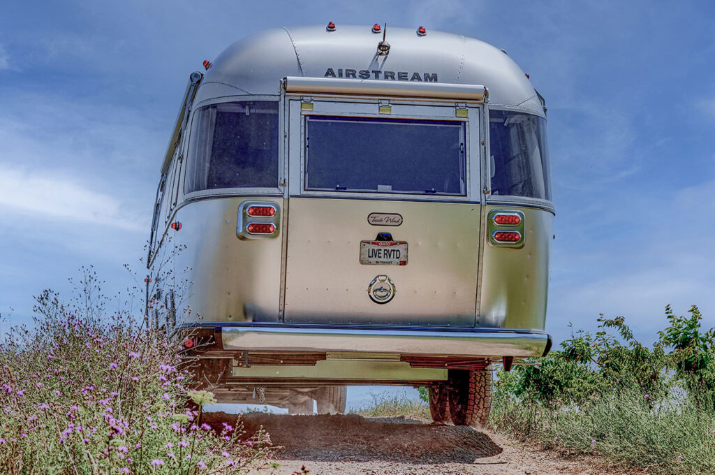 Airstream trade wind off-grid travel trailer