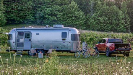 Airstream trade wind off-grid travel trailer