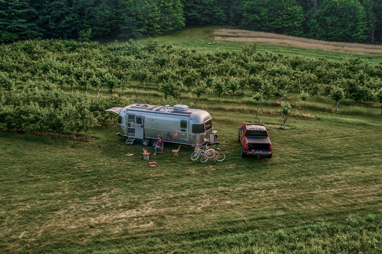 Airstream trade wind off-grid travel trailer