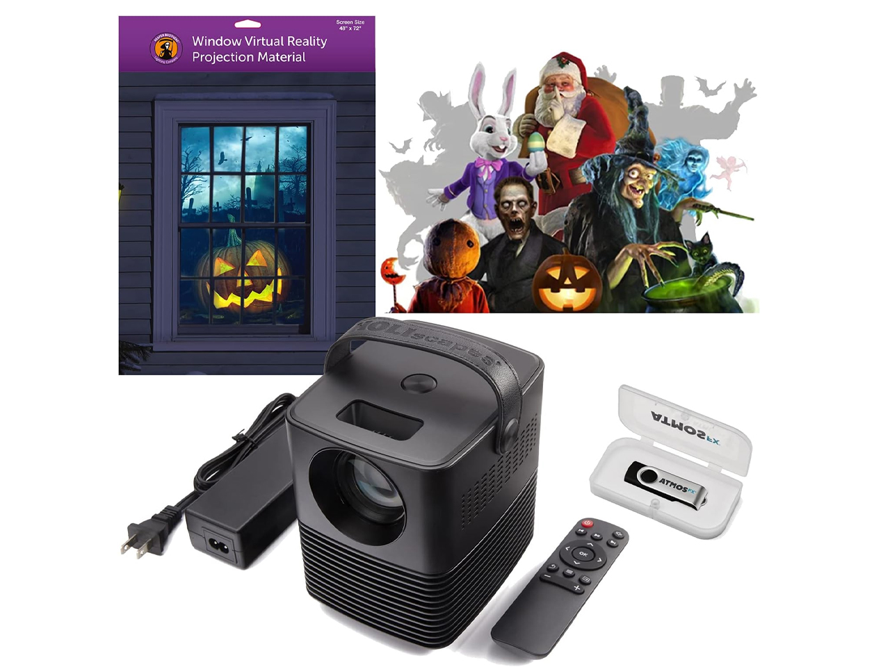 Best-Halloween-projector-with-atmosfx effects -support