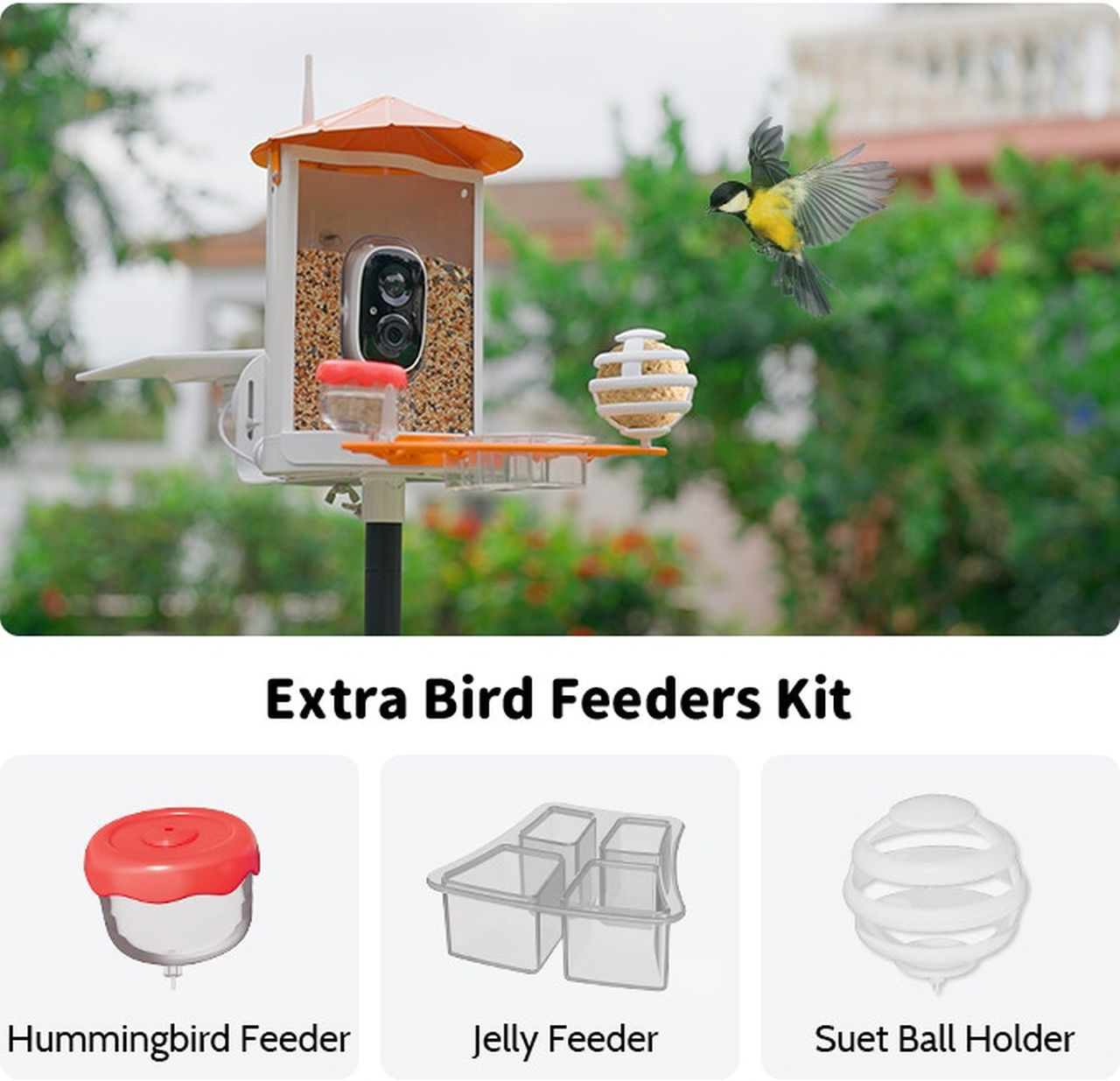 BirdKiss S1 Bird Feeder-Image 2