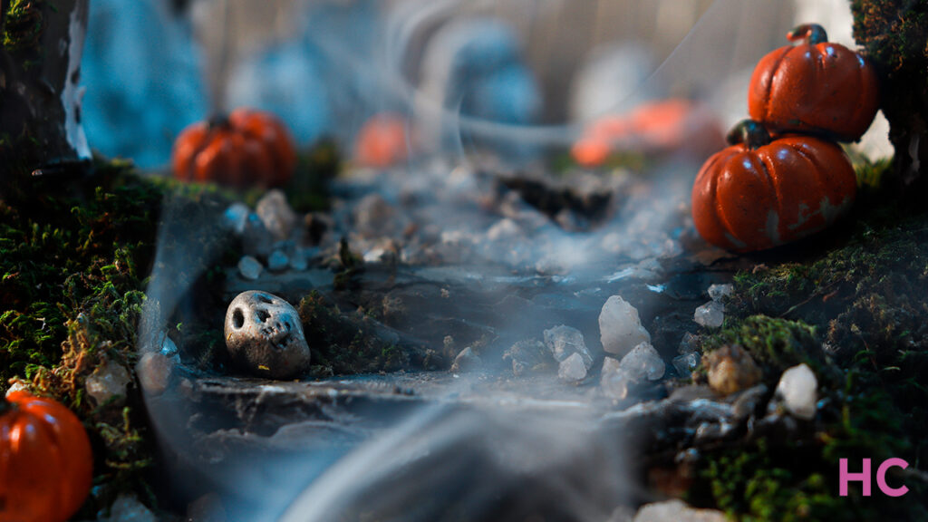 Clay halloween graveyard decoration 2023 DIY